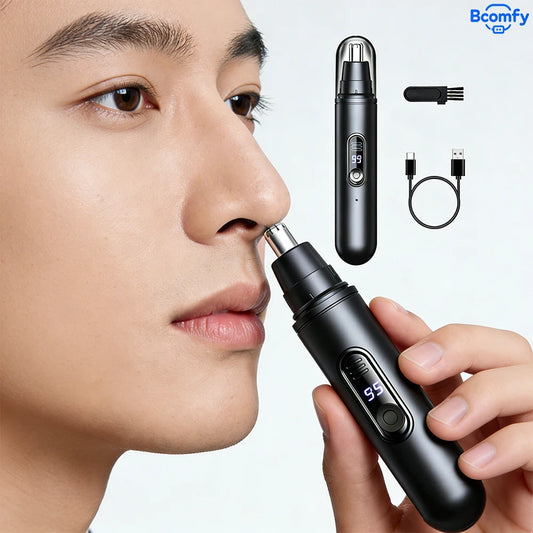 Electric Nose Hair Trimmer Portable Painless Clipper for Men And Women Waterproof Ear And Eyebrow Trimmer for Face Hair Clean