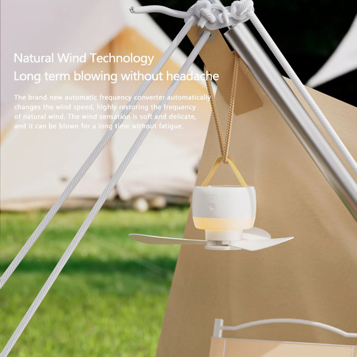 LED Light With Fan Portable Silent Ceiling Fans Light Rechargeable/Plug-in LED Lamp Remote Control 3600mAh for Bedroom Camping