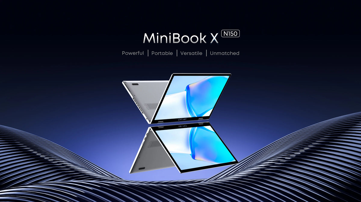 CHUWI MiniBook X Laptop Tablet PC 2 In 1 16GB 512G SSD Intel U300/N150 10.51 Inch FHD IPS Screen 1920*1200 Windows 11 Notebook