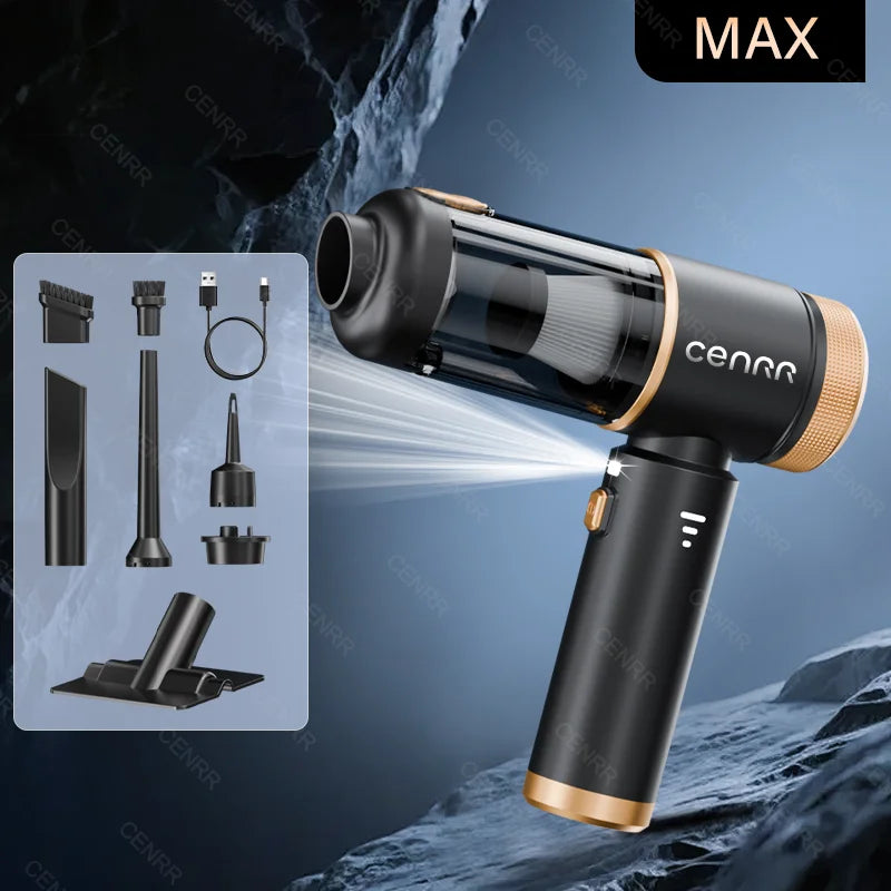 CENRR New Portable Car Vacuum Cleaner Mini 998000PA Cordless Powerful for Home Handheld Blower Car Cleaner Car Vacuum Cleaner