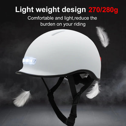 2023 Cycling Smart Tail Light Bike Adult Helmet Electric Bicycle MTB Road Scooter For Sport Urban Helmet Men Women USB charging