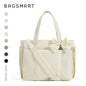 BAGSMART Large Capacity Tote Bag for Women Versatile Commuting Handbag Messenger Multiple Pockets Shoulder Sport Bag