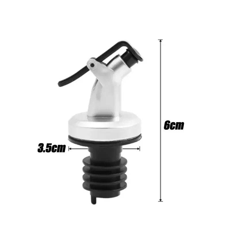 1-5PCS Oil Bottle Stopper Lock Plug Seal Leak-proof Nozzle Sprayer Oil Bottle Stopper Cap Liquor Dispenser Wine Pourer Gadgets
