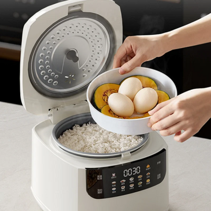 Mini Rice Cooker 2-3 People, Multifunctional Home Smart Electric Rice Cooker