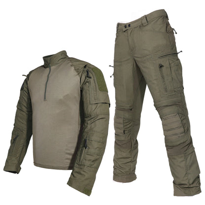 2026 Spring Autumn Men'sTactics Sets Wear Resistant Uniform Shirts Outdoor Sports 2-piece Suits Breathable Frog suit Cargo pants