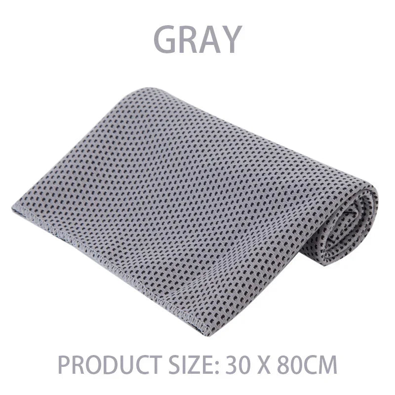 Outdoor Microfiber Quick-Dry Sports Cooling Ice Towel Cold Towel Fitness Cool Towel Camping