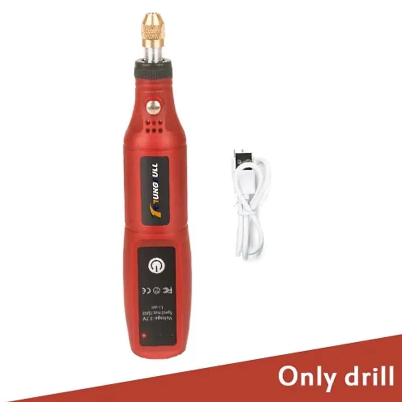 USB Rechargeable Cordless Engraving Pen Wireless Rotary Tool Portable Handheld Precision Engraver for Jewelry Glass DIY Craft