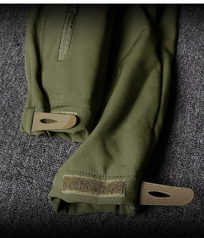 New Men's Winter Jacket Tactical  Sets Fleeced Sharkskin Windproof Waterproof Padding Suits Paintball Uniform Pockets Camo