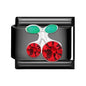2025 New Original Black Red Stars Love Heart Bows Flower Italian Charm Link Fit 9mm Stainless Steel Jewelry DIY Making Bracelets