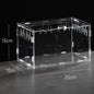 New Acrylic Reptile Habitat Anti-Escape Clear Spider Feeding Case Multiple Size Arboreal Small Pet Cage for Chameleon Clear