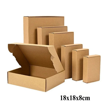 20/10PCS Corrugated Box Mailers,Brown Cardboard Shipping Box Corrugated Box Mailer Shipping Box Kraft Paper Packaging Box