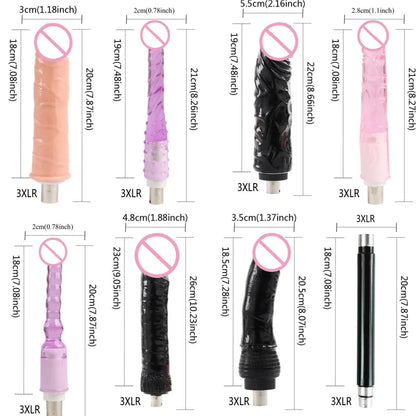 FREDORCH Sex Machines More Attachment Masturbating Pumping Sex Gun Adjustable with Dildo Couples Sex Toy Love Machine for Couple
