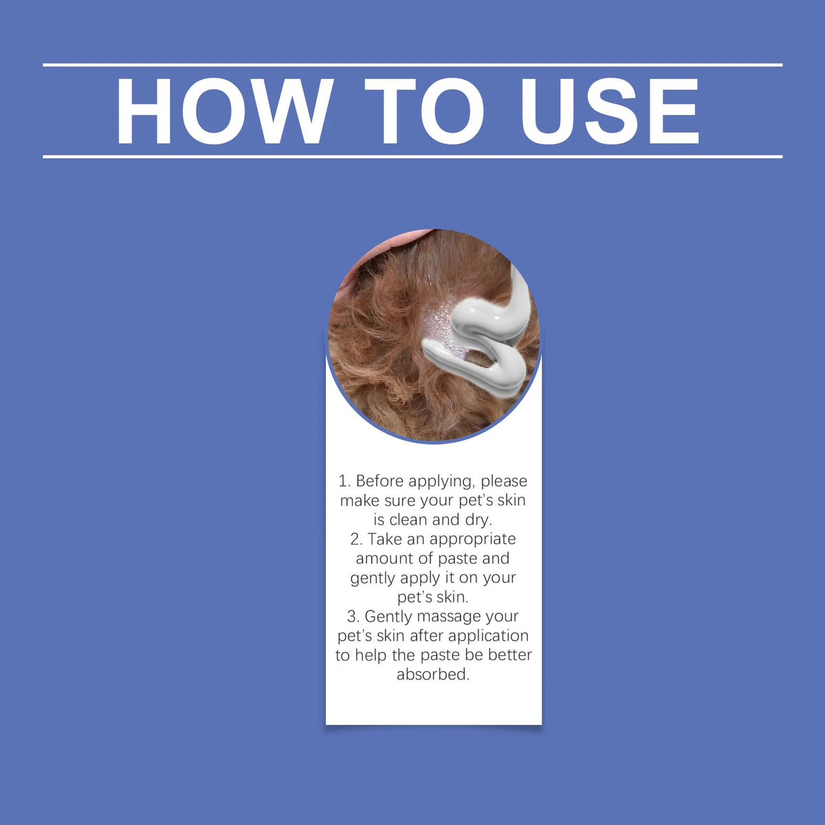 Pet Mite Removal Cream Effectively Combat Mites Quickly Clean Pets Skin Relieve Skin Itching and Discomfort Fungi & Mite Remover