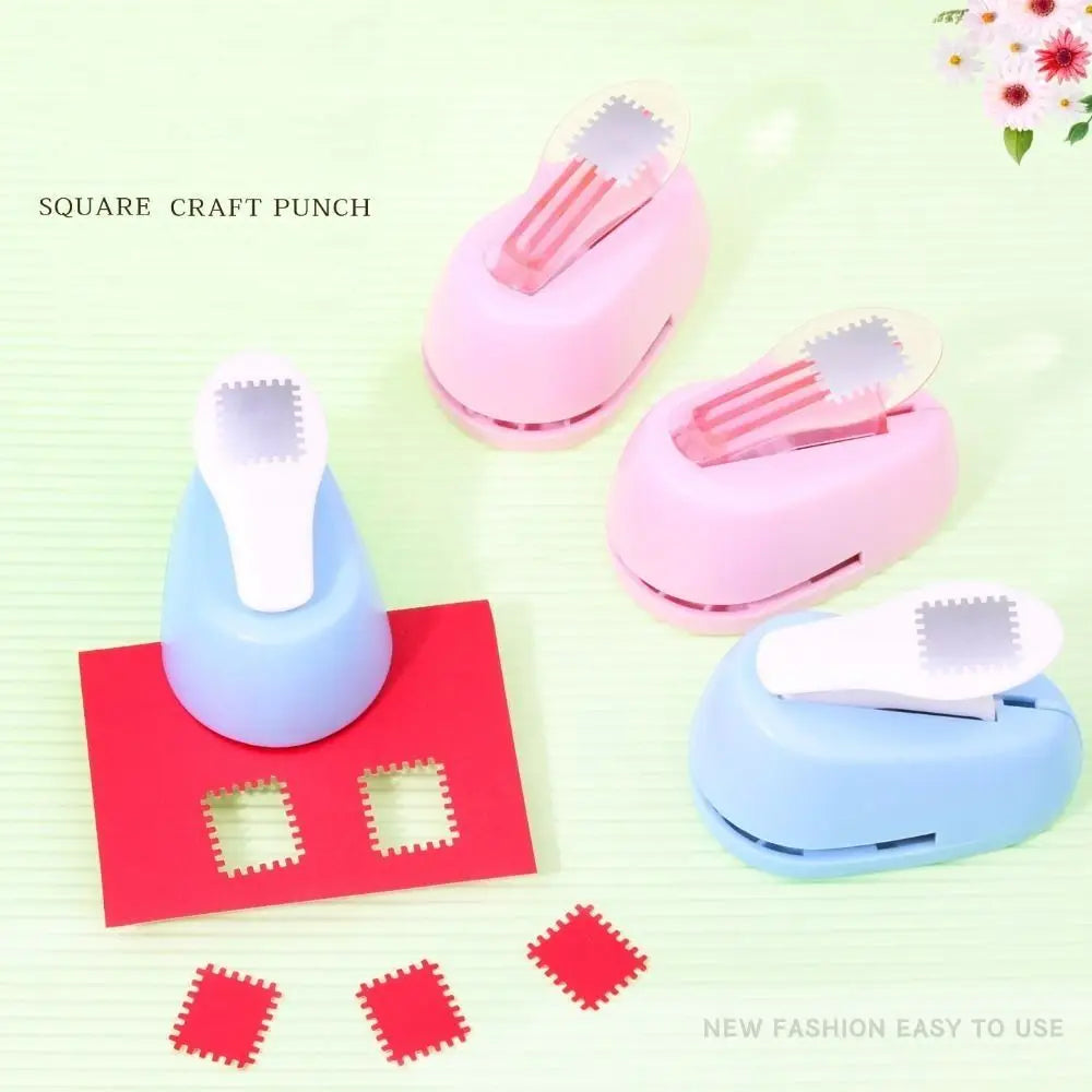 DIY Crafts Stamp Border Punch Handmade Labor-saving Stamp Embossing Machine Portable Embosser Stamp Toothed Puncher