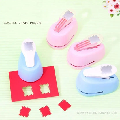 DIY Crafts Stamp Border Punch Handmade Labor-saving Stamp Embossing Machine Portable Embosser Stamp Toothed Puncher