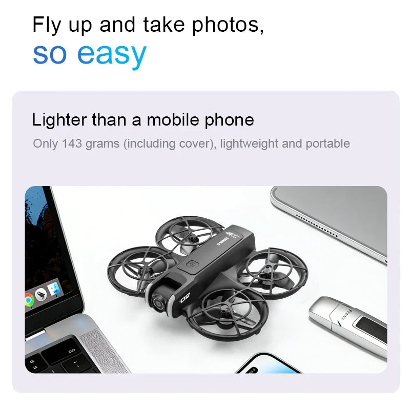 Xiaomi D2 Drone 8K Aerial HD Intelligent Avoiding Obstacle with Larger Screen Remote Control Folding Brushless Power GPS Drone