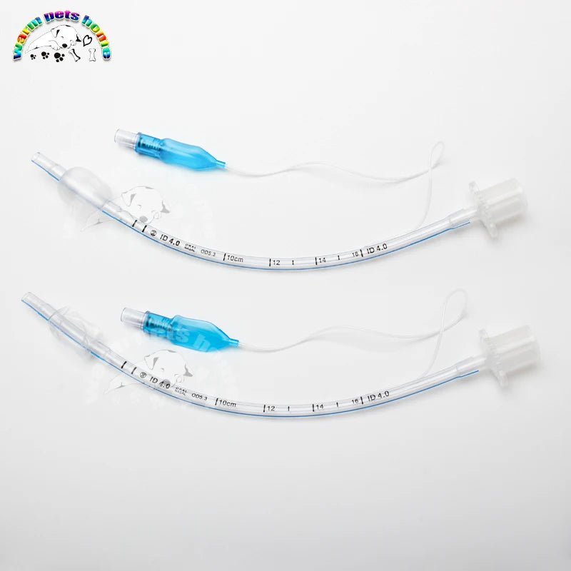 Endotracheal Tube with Cuff ID 2.0-10mm Sterilized Tracheal Tube for Veterinary Medical Consumables