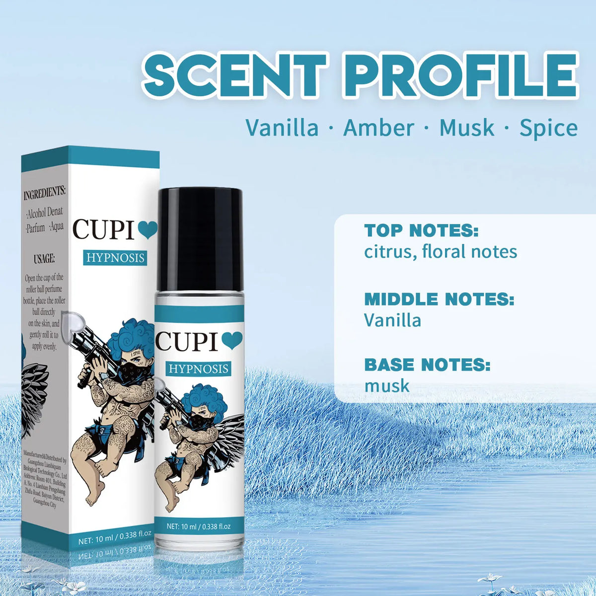 10ML/50ML Cupid Perfume for Men Pheromone Perfume Original Long Lasting Fragrance Men's Perfume Cologne for Men