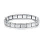 Hapiship 2024 Women's Jewelry 9mm Width Itanlian Elastic Star Heart Butterfly Charm Bracelet Fashion Stainless Steel Bangle ST-