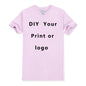 Custom T shirt Women Men Customised Printed 100% Cotton Short Sleeve Your Logo Photo Brand Text Tee Personalize Graphic Clothing