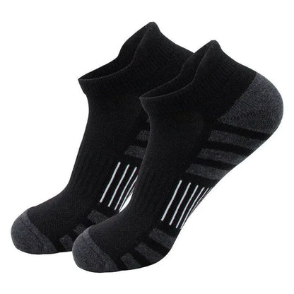 3 Pairs Ankle Athletic Running Socks Cushioned  Breathable Low Cut Sports Tab Socks For Men And Women