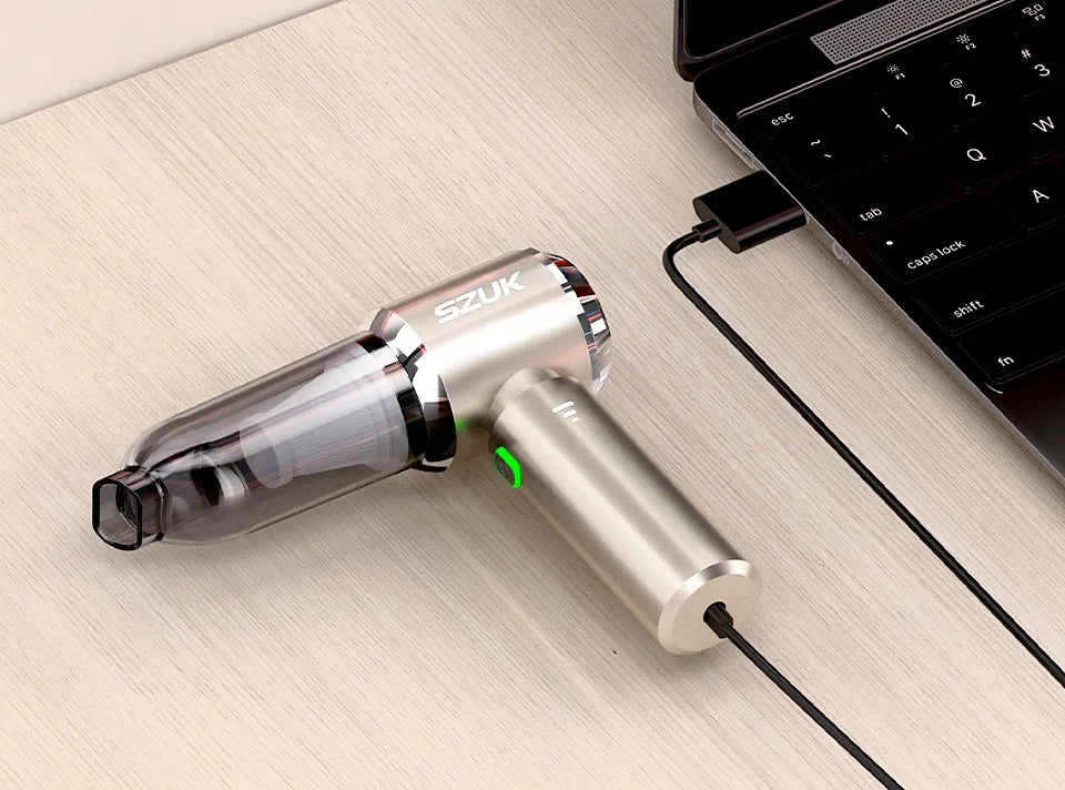 SZUK 18000PA Portable Vacuum Cleaner for Car  Dust Blower Cordless Handheld Car Vacuum Cleraner Powerful Mini Vacuum Cleaner