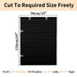 No Drill Blinds Stick on Curtains Blinds for Bedroom Kitchen Bathroom Windows Light Filtering Privacy Protection with Clips