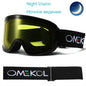 OMEKOL BRAND NEW Double Layers Anti-Fog Ski Goggles Snowmobile Eyewear Outdoor Sport Snow Snowboard Glasses