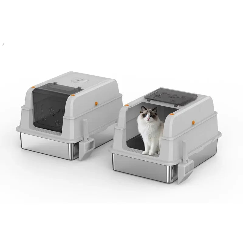 OEM Custom Size Multifunctional Cat Bed Pet Storage Bench Waterproof Cat Box Enclosure Furniture Easy Clean 20L Inner
