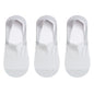 3pairs Men's Socks Summer Ultra-thin Invisible Elastic Silicone Non-slip Boat Sock Mesh Breathable Comfortable No Show Sokken