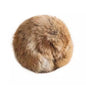 Cat Bunny-kick Ball Furry Ball Cat Toy Soft Fluffy Rabbit Fur Pom Pom Balls Washable Indoor Exercise Toy Stimulates Hunting Play