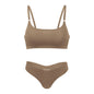 2026 Hot Sale High Quality Latest Design Us Size Stylish Solid Ice Silk Seamless Wireless Bras And Women Underwear Set