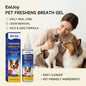 EELJOY Pet Dental Care Gel Reducing Plaque Tartar & Bad Breath Freshing Natural Formula No Brushing Gum Health Pet Oral Cleaner