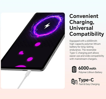 Teclast P30T Case 10.1" Tablet Ai Gemini Android 16 16Gb(3Gb+13Gb Expansion) Ram 128Gb Rom T7250 8-Core All-In-One Keyboard/Case/Mouse/Stylus/Earphones/Tablet Stand