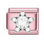 Pink Color Y2K Butterfly Star Bow Rabbit Heart Pendant Italian Charm Links Fit 9mm Stainless Steel Bracelet DIY Making Gifts