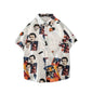 2025 Summer Men's Panda Hawaiian Shirts Loose Breathable 3d Printed Short Sleeve Beach Casual Shirts Hip Hop Streetwear