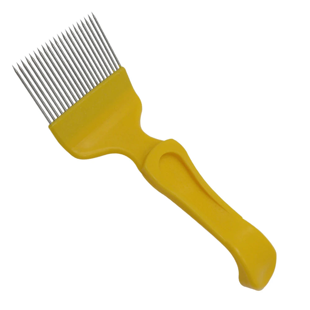 1 Pc Beekeeping Shovel Honey Spatula Anti-slip Handle 21 Needle-shaped Cut Honey Knife Spur Tooth Beehive Tools