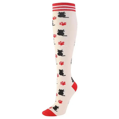 New Men Women Compression Socks for Leggings Running Marathon Pressure Soccer Adult Socks Network Red Pressure Nurse Men Socks