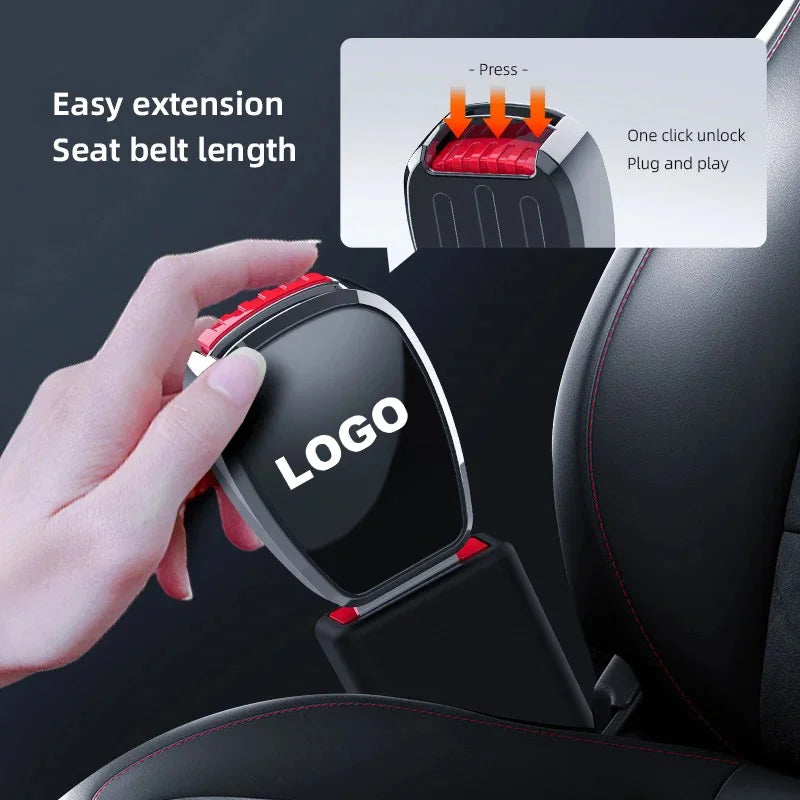 Car Seat Belt Buckle Plug Auto Safety Strap Extension Accessories interior For Tesla model Y 3 S X modelY  model3  modelS