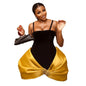 SERENDIPIDTY Golden Black Velvt Party Dresses Beaded New Design Big Bow Woman Clothes Ever Pretty Straps Cocktail Gowns