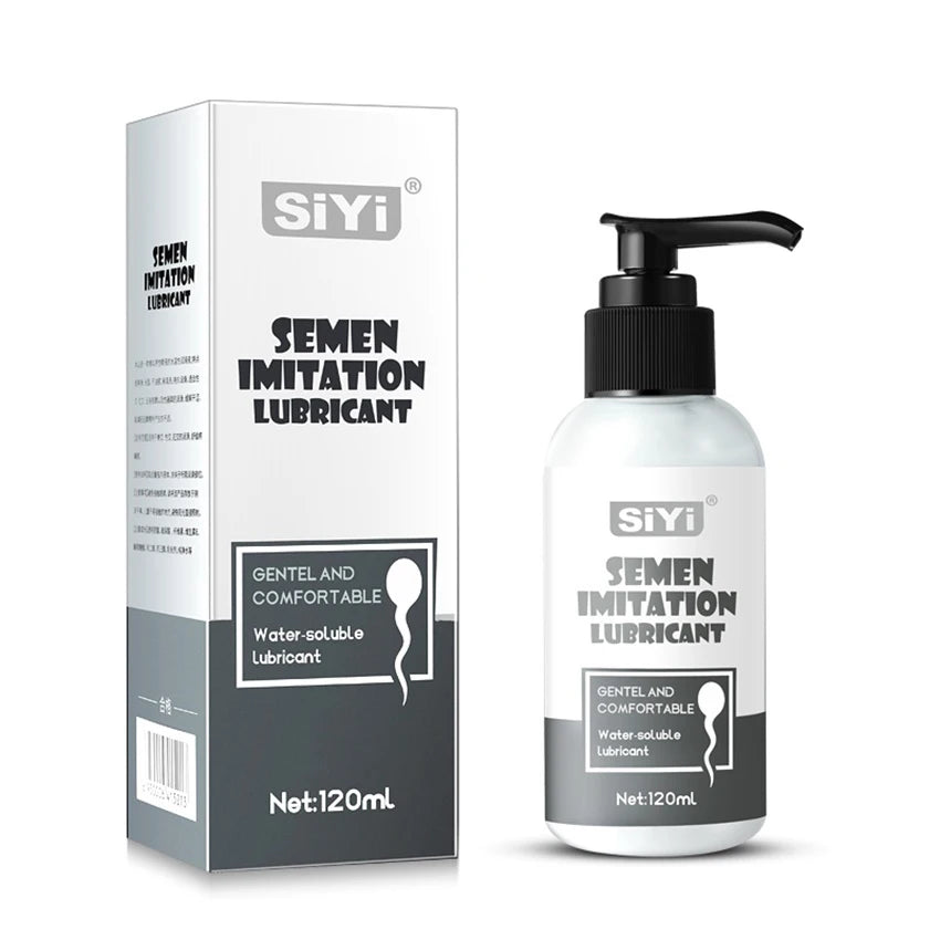 Silicone-Based Lubricant with Press Pump Stringy Anal Lube Love Gel Suitable for Man Woman Gay Lesbian Couples Pleasure Sex Shop