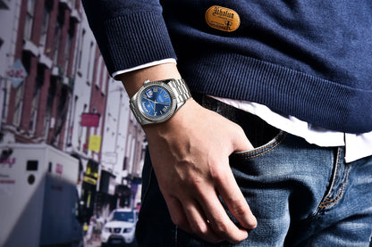 PAGANI DESIGN 2026 New Luxury Rose Gold DD40 Automatic Watch For Men 8285 Mechanical Wristwatch Men Stainless Steel Waterproof