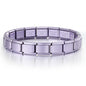 GEMOSA 9mm Width Italian Charm Bracelet Fashion Stainless Steel Bangle Elastic Link Chain High Quality Factory DIY