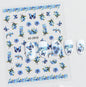 3d Nail Art Decals Spring Booming Violets Lavenders Purple Blue Pink Flowers Butterflys Stickers Decoration For Nail Tips Beauty
