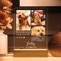 Personalized Photo Night Light Pet Memorial Gift Custom Pet Decor Warm Home Room Ornament Personalized Memorial Gift For Lovers