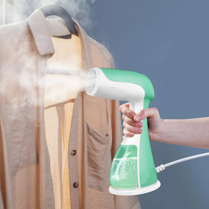 1500W Handheld Clothes Steamer Portable, 300ml Water Tank, 30s Fast Heat-up, 27g/min, Stainless Steel Panel,1.5m Cable