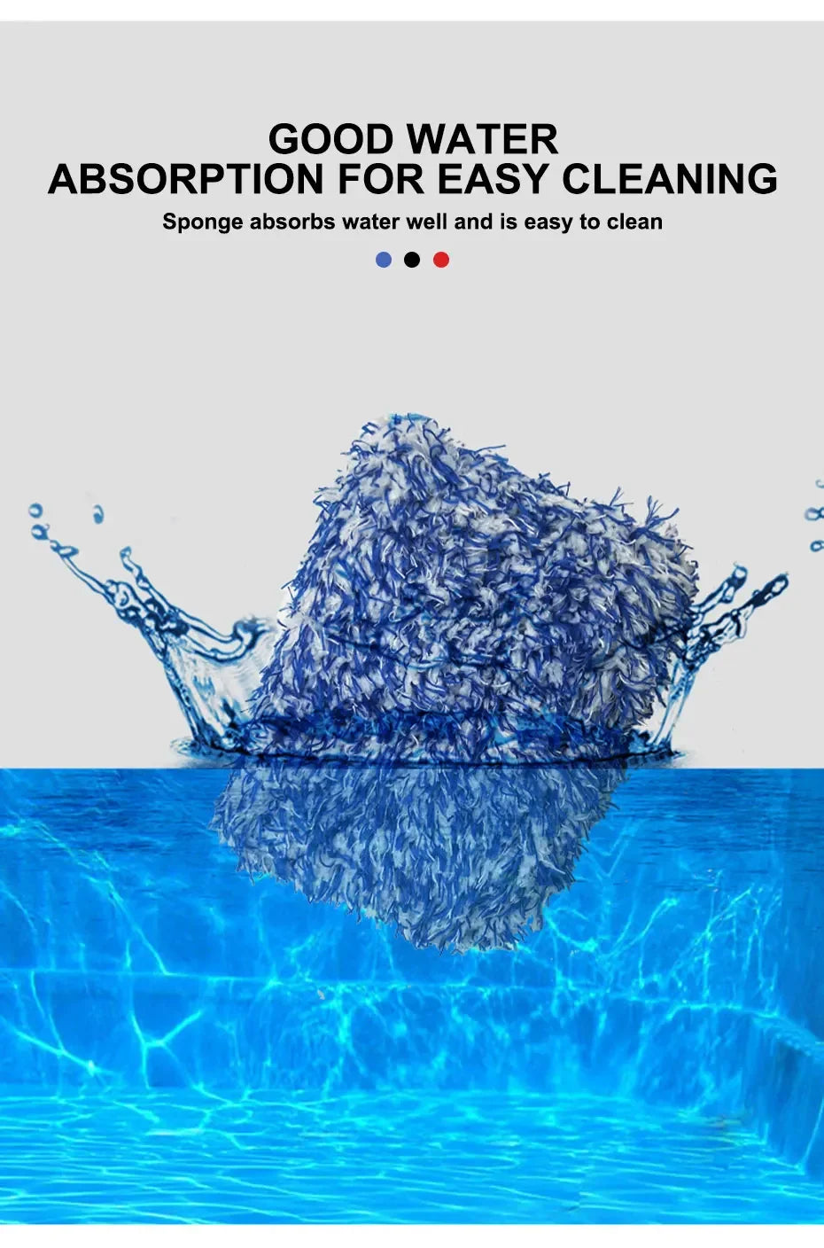 SEAMETAL Car Wash Microfiber Car Washer Sponge Car Care Detailing Brushes Washing Towel Sponge Block Car Cleaning Products