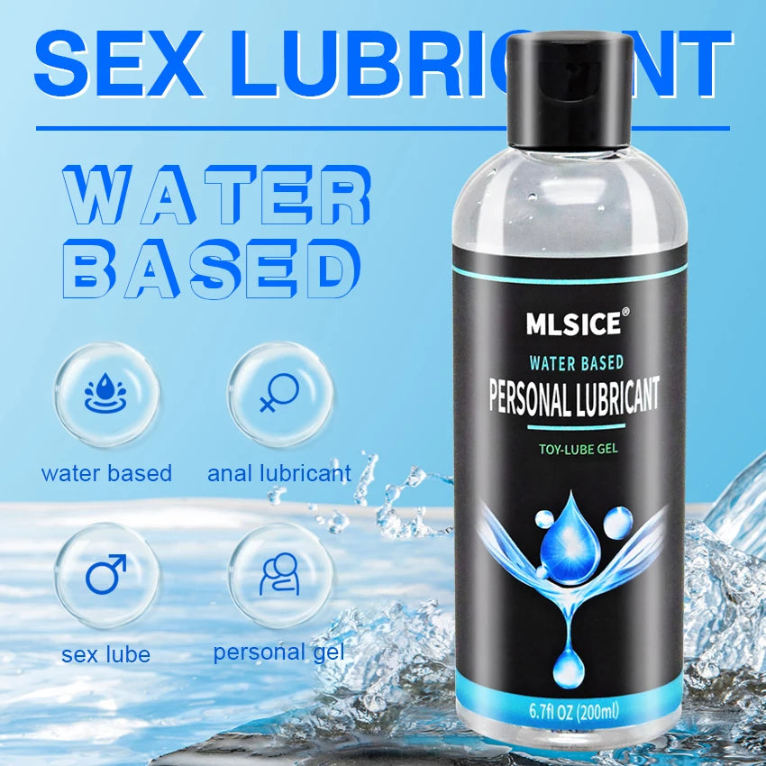 300ml Long-Lasting Silicone Based Lubricant for Sex Toy Stringy Anal Lube Suitable for Bathroom And Underwater Use For Men Women