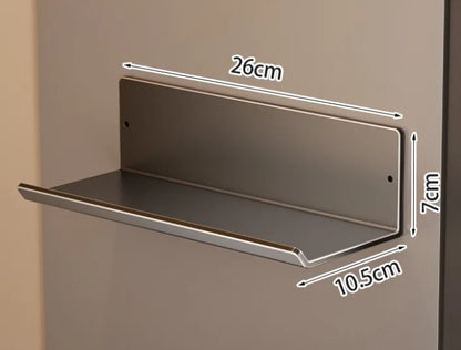 Punch-Free Wall Mounted Magnetic Fridge Shelf Kitchen Seasoning Spice Organizer Multifunctional Home Storage Box