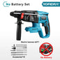 YOFIDRA 26MM Brushless Electric Hammer Drill Multifunctional Rotary Cordless Rechargeable Power Tools For Makita Battery Pin